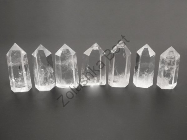 Набор кристаллов из горного хрусталя 58×25×21 мм, 7 шт в Санкт-Петербурге